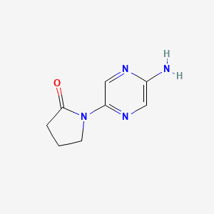 1-(5-Aminopyrazin-2-yl)pyrrolidin-2-one