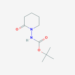 molecular formula C10H18N2O3 B8798285 tert-Butyl (2-oxopiperidin-1-yl)carbamate CAS No. 1123192-34-6