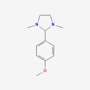 IMIDAZOLIDINE, 1,3-DIMETHYL-2-(p-METHOXYPHENYL)-