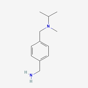 molecular formula C12H20N2 B8798341 N-[4-(aminomethyl)benzyl]-N-isopropyl-N-methylamine 