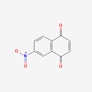 molecular formula C10H5NO4 B8798351 Nitronaphthoquinone CAS No. 80267-67-0