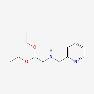 molecular formula C12H20N2O2 B8798356 N-(2,2-Diethoxyethyl)pyridine-2-methylamine CAS No. 6957-15-9