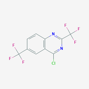 4-Chloro-2,6-bis(trifluoromethyl)quinazoline