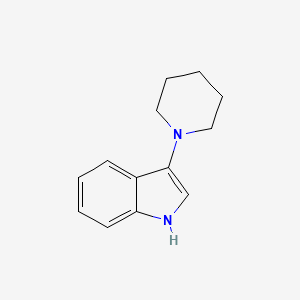 molecular formula C13H16N2 B8798374 3-(Piperidin-1-yl)-1h-indole 