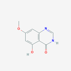molecular formula C9H8N2O3 B8798408 5-hydroxy-7-methoxyquinazolin-4(3H)-one CAS No. 379228-50-9