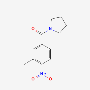 (3-Methyl-4-nitrophenyl)(pyrrolidin-1-yl)methanone