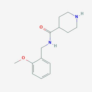 N-(2-Methoxybenzyl)piperidine-4-carboxamide
