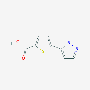 5-(1-methyl-1H-pyrazol-5-yl)thiophene-2-carboxylic acid