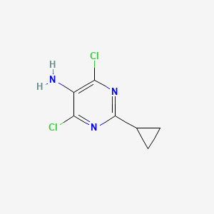4,6-Dichloro-2-cyclopropylpyrimidin-5-amine