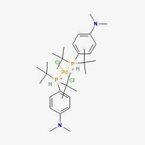 Dichlorobis[DI-tert-butyl(4-dimethylaminophenyl)phosphino]palladium(II)