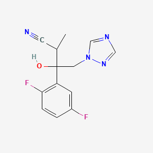 3-(2,5-difluorophenyl)-3-hydroxy-2-methyl-4-(1H-1,2,4-triazol-1-yl)butanenitrile