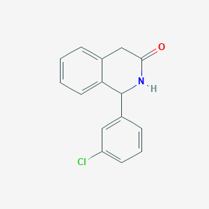 1,2-Dihydro-1-(3-chlorophenyl)isoquinolin-3(4H)-one