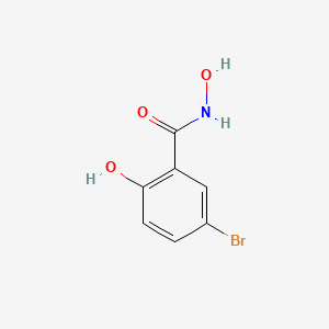 molecular formula C7H6BrNO3 B8798662 5-bromo-N,2-dihydroxybenzamide CAS No. 5798-94-7