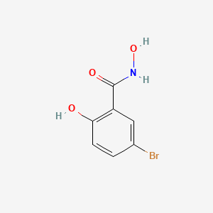 molecular formula C7H6BrNO3 B8798662 5-Bromosalicylhydroxamic acid CAS No. 5798-94-7