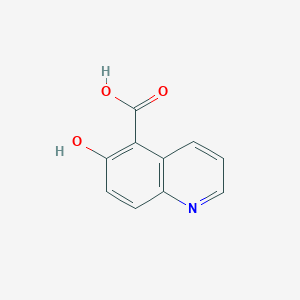 molecular formula C10H7NO3 B8798682 6-Hydroxyquinoline-5-carboxylic acid 