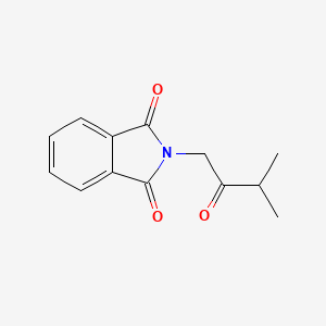 molecular formula C13H13NO3 B8798699 2-(3-Methyl-2-oxobutyl)-1h-isoindole-1,3(2h)-dione CAS No. 17687-64-8