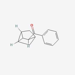 molecular formula C14H14O B8798704 Tricyclo(2.2.1.02,6)hept-3-yl phenyl ketone CAS No. 58313-69-2