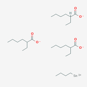 molecular formula C28H54O6Sn B8798711 Butyltin tris-(2-ethylhexanoate) 
