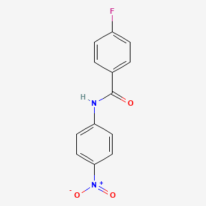 molecular formula C13H9FN2O3 B8798714 4-fluoro-N-(4-nitrophenyl)benzamide 