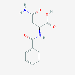 molecular formula C11H12N2O4 B8798854 N-Benzoyl-l-asparagine 