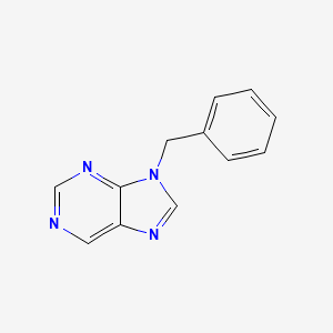 molecular formula C12H10N4 B8798865 9-Benzyl-9H-purine CAS No. 25491-56-9