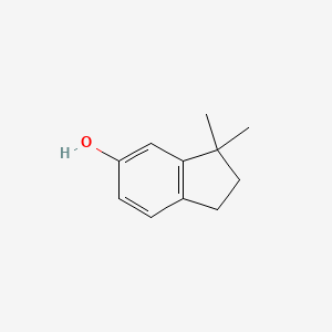 molecular formula C11H14O B8798873 3,3-Dimethylindan-5-ol CAS No. 4957-24-8