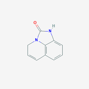 molecular formula C10H8N2O B8798929 4H-Imidazo[4,5,1-ij]quinolin-2(1H)-one CAS No. 83848-83-3