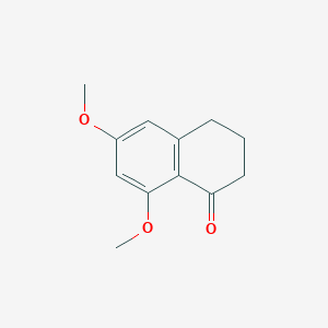 molecular formula C12H14O3 B8798966 6,8-dimethoxy-3,4-dihydro-2H-naphthalen-1-one CAS No. 883-07-8