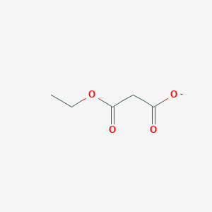 molecular formula C5H7O4- B8798970 Propanedioic acid, monoethyl ester 