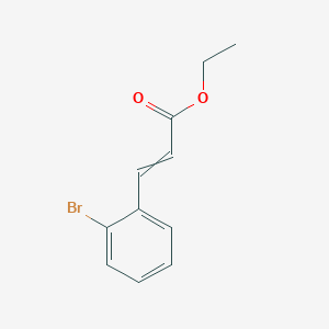 molecular formula C11H11BrO2 B8798986 Ethyl 3-(2-bromophenyl)prop-2-enoate 