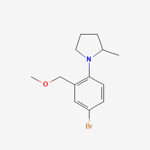 1-(4-Bromo-2-(methoxymethyl)phenyl)-2-methylpyrrolidine