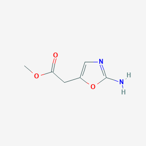 Methyl (2-amino-1,3-oxazol-5-YL)acetate