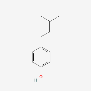 molecular formula C11H14O B8799068 4-(3-methylbut-2-enyl)phenol CAS No. 1200-09-5