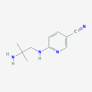 3-Pyridinecarbonitrile, 6-[(2-amino-2-methylpropyl)amino]-