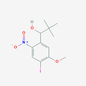1-(4-Iodo-5-methoxy-2-nitrophenyl)-2,2-dimethylpropan-1-ol