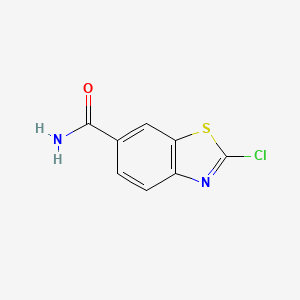 2-Chlorobenzo[d]thiazole-6-carboxamide