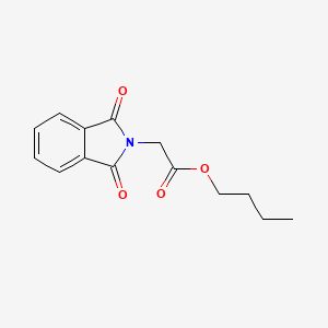 molecular formula C14H15NO4 B8799192 (1,3-Dioxo-1,3-dihydro-isoindol-2-yl)-acetic acid butyl ester 