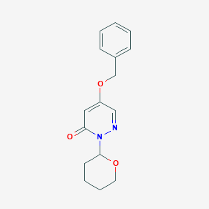 5-(Benzyloxy)-2-(2-tetrahydropyranyl)pyridazin-3(2H)-one
