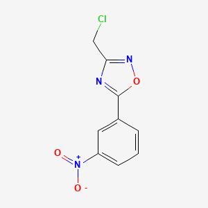 3-(Chloromethyl)-5-(3-nitrophenyl)-1,2,4-oxadiazole
