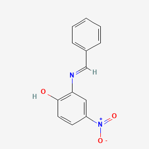 4-Nitro-2-{[(e)-phenylmethylidene]amino}phenol