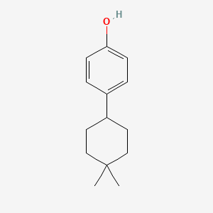 molecular formula C14H20O B8799246 4-(4,4-dimethylcyclohexyl)Phenol 