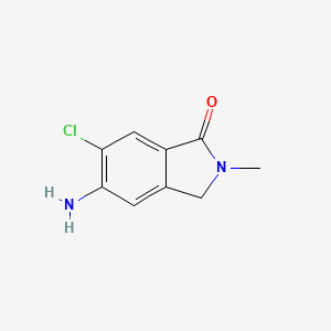 5-Amino-6-chloro-2-methylisoindolin-1-one