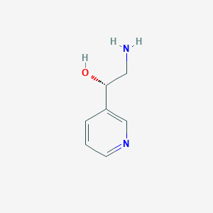 molecular formula C7H10N2O B8799294 (S)-2-amino-1-(pyridin-3-yl)ethanol 
