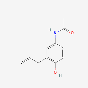 molecular formula C11H13NO2 B8799372 N-(3-Allyl-4-hydroxyphenyl)acetamide CAS No. 84176-62-5