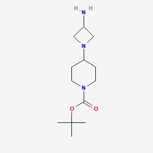 Tert-butyl 4-(3-aminoazetidin-1-YL)piperidine-1-carboxylate