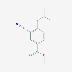 Methyl 3-cyano-4-isobutylbenzoate