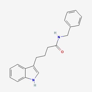 molecular formula C19H20N2O B8799436 N-benzyl-4-(1H-indol-3-yl)butanamide 