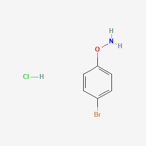 molecular formula C6H7BrClNO B8799470 O-(4-bromophenyl)hydroxylamine hydrochloride 