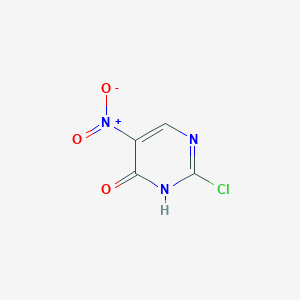 molecular formula C4H2ClN3O3 B8799476 2-Chloro-5-nitropyrimidin-4-ol 