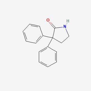 molecular formula C16H15NO B8799504 3,3-Diphenylpyrrolidin-2-one CAS No. 6309-36-0